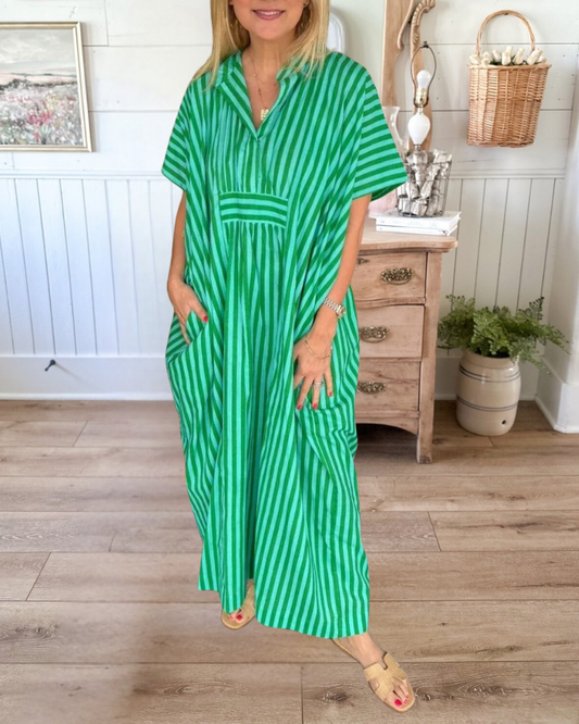 Margot Kaftan Stripe Maxi Dress