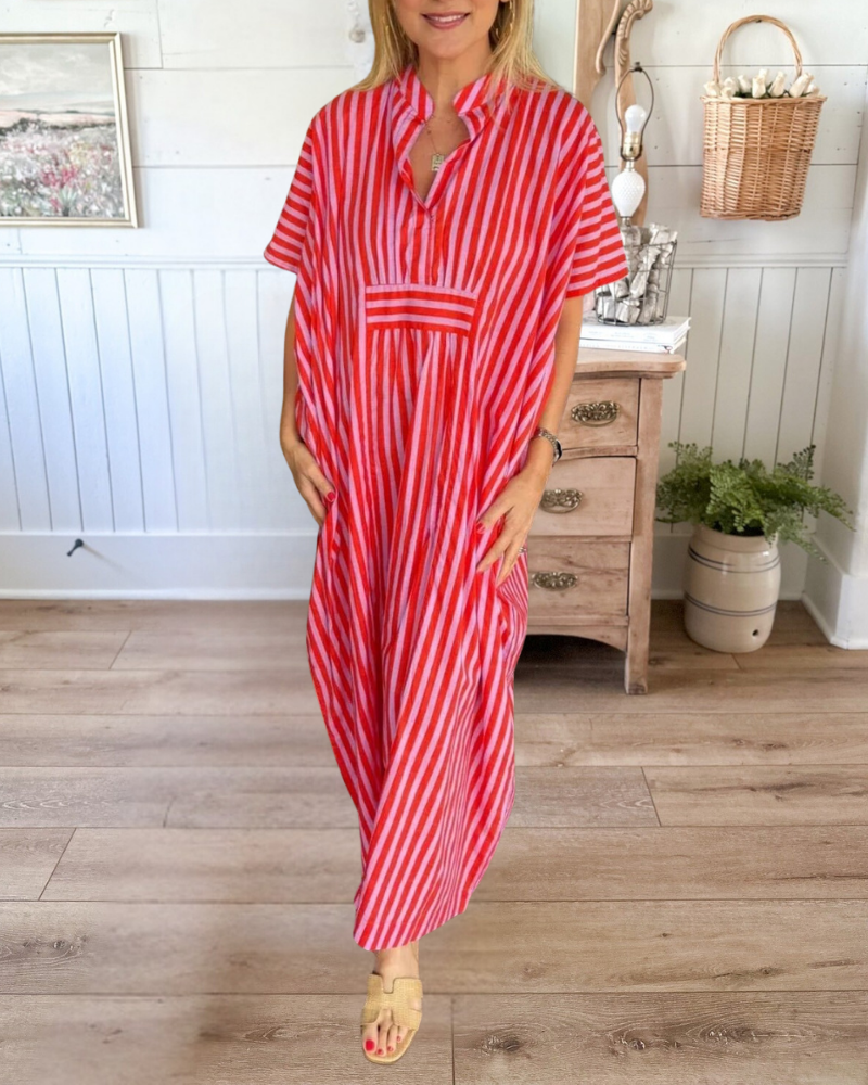 Margot Kaftan Stripe Maxi Dress