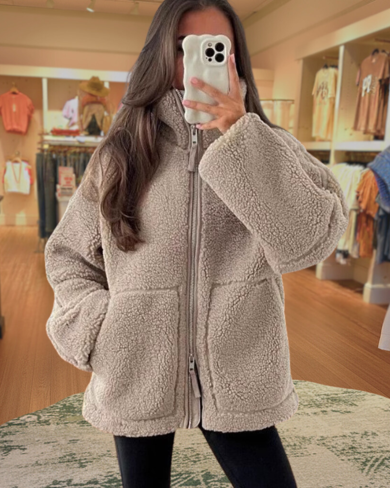 Sherpa Zip Up Jacket