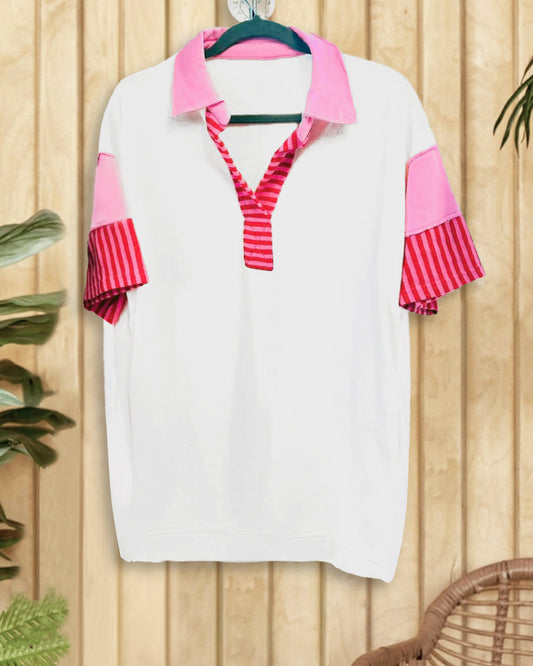 Color Block Striped Patchwork Chic Mini Dress