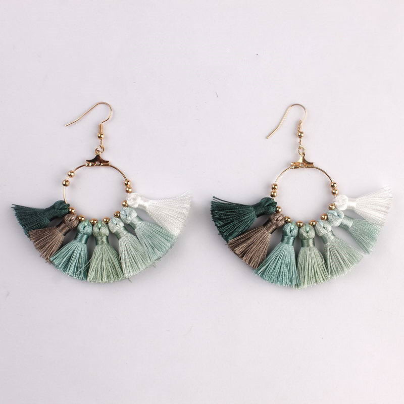 Bohemia Colorful Tassel Earrings