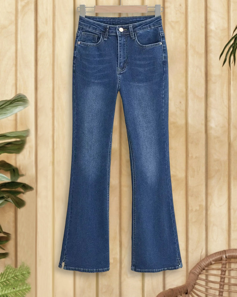 Gradient Modern Micro Flared Jeans