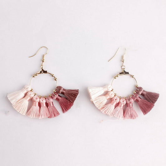 Bohemia Colorful Tassel Earrings