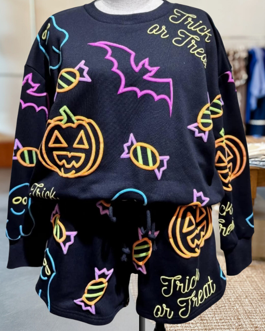 "Trick or Treat" Halloween sweatshirt