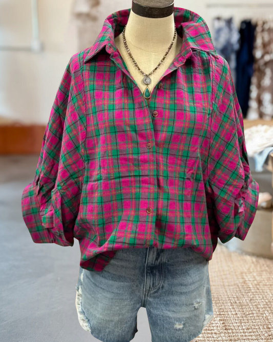 Plaid Button Down Shirt