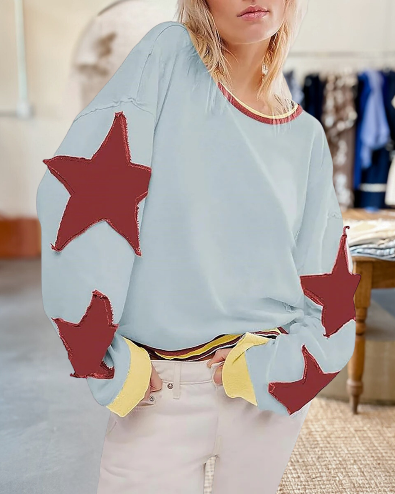 Vintage Star Oversized Sweatshirt