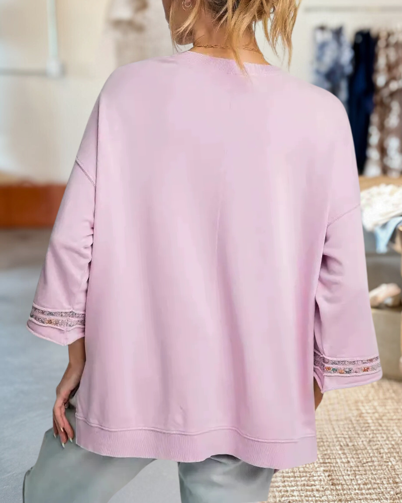 Cotton Candy Peace Sweatshirt