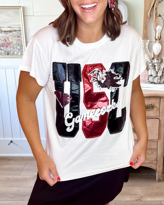 USC Printed Word Icon Tee