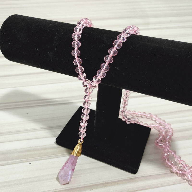 Crystal Glitter Modern Pendant Necklace